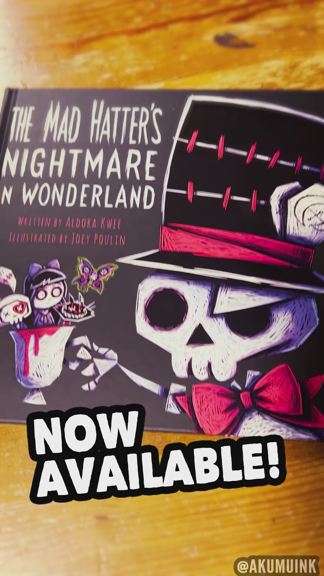 The Mad Hatter's Nightmare in Wonderland Storybook