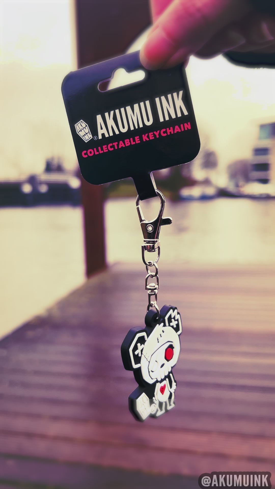 Sad Panda Keychain