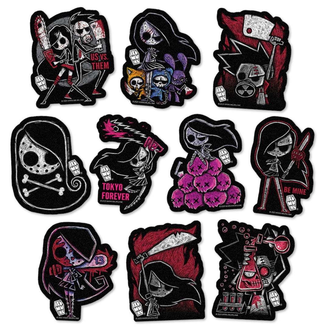 Akumu Ink Accessories, goth Accessories, skull Accessories, 