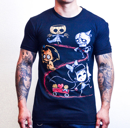 Akumu Ink goth Men Shirts, skull Men Shirts, 