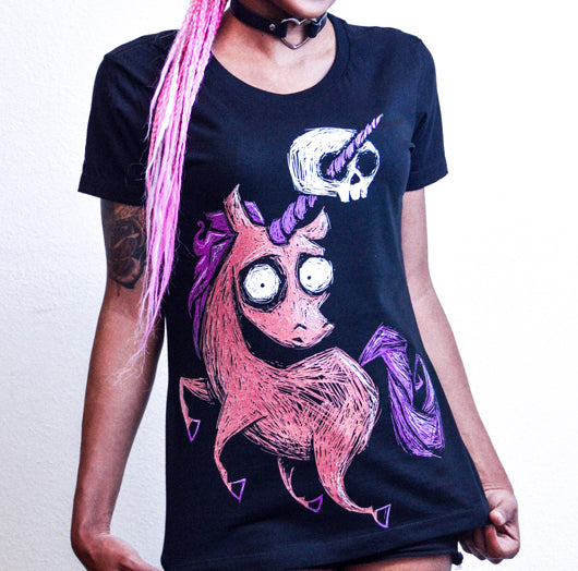 Akumu Ink goth Women Shirts, skull Women Shirts, 