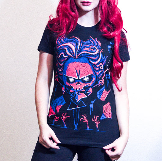 Akumu Ink goth Women Shirts, skull Women Shirts, 