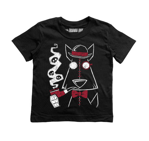 On The Case Kids Tee, tshirt, Akumu ink, goth, emo