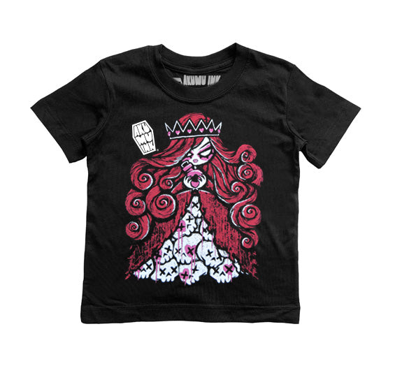 Queen of Bleeding Hearts Kids Tee, tshirt, Akumu ink, goth, emo