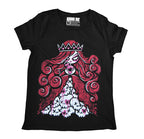 Akumu Ink Queen of Bleeding Hearts Women Tshirt, Women Shirts, Akumu ink, goth, emo