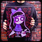Akumu Ink art, goth art, skull art, 