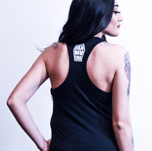 Akumu Ink Conquer Thy Enemy Women Tanktop, Women Shirts, Akumu ink, goth, emo